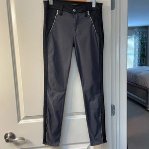 7FAM Micro Suede/Coated Pants